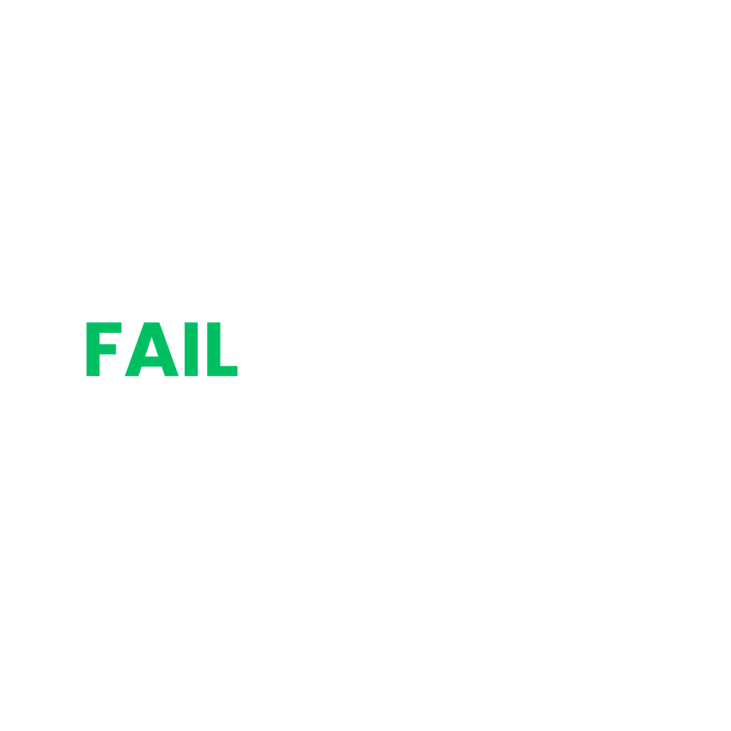 Failscool™ Organic Unisex T-Shirt – FAIL FORWARD | Failscool Black Collection