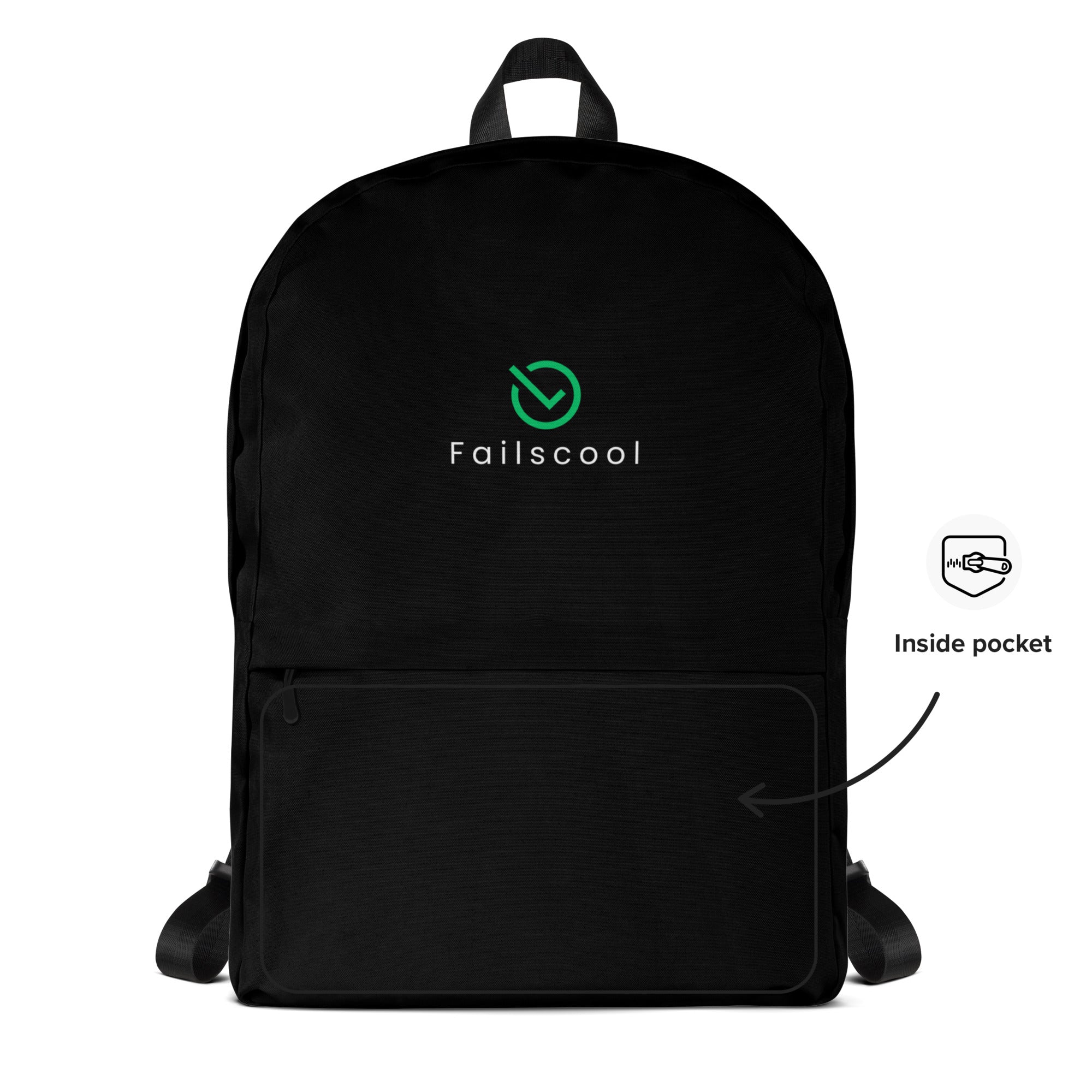 Failscool Everyday Laptop Backpack – THE ORIGINAL (Front View)