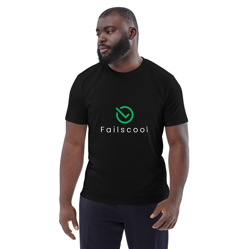 Failscool™ Premium Organic Unisex T-Shirt – THE ORIGINAL | Failscool Black Collection